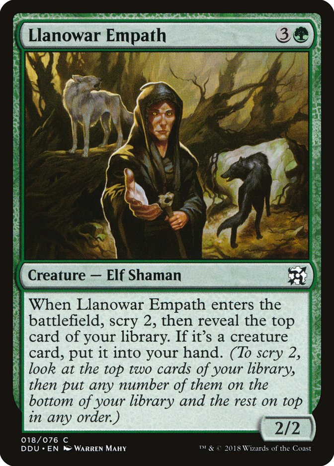 Llanowar Empath [Duel Decks: Elves vs. Inventors] | Deep Dive Games St. Marys