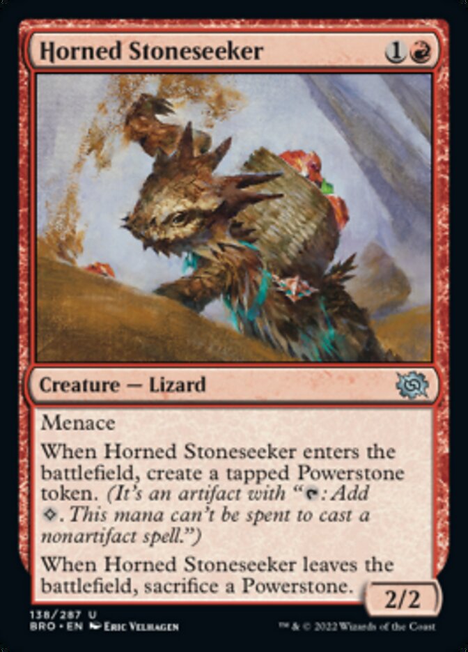 Horned Stoneseeker [The Brothers' War] | Deep Dive Games St. Marys