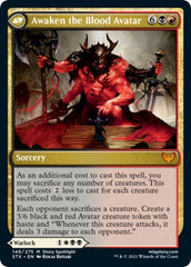 Extus, Oriq Overlord // Awaken the Blood Avatar [Strixhaven: School of Mages Prerelease Promos] | Deep Dive Games St. Marys
