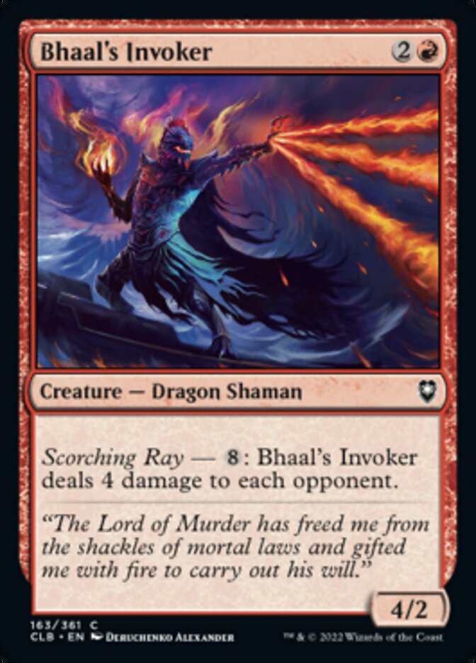 Bhaal's Invoker [Commander Legends: Battle for Baldur's Gate] | Deep Dive Games St. Marys