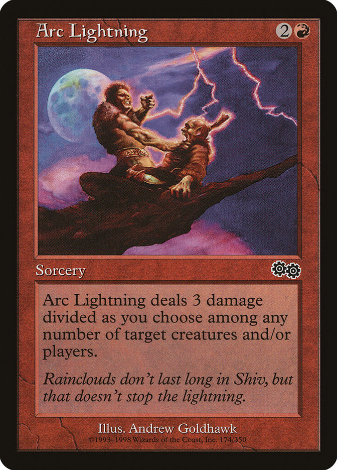Arc Lightning [Urza's Saga] | Deep Dive Games St. Marys