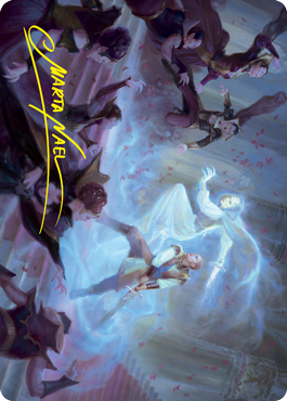 Dorothea's Retribution Art Card (Gold-Stamped Signature) [Innistrad: Crimson Vow Art Series] | Deep Dive Games St. Marys