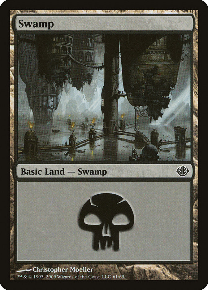 Swamp (61) [Duel Decks: Garruk vs. Liliana] | Deep Dive Games St. Marys