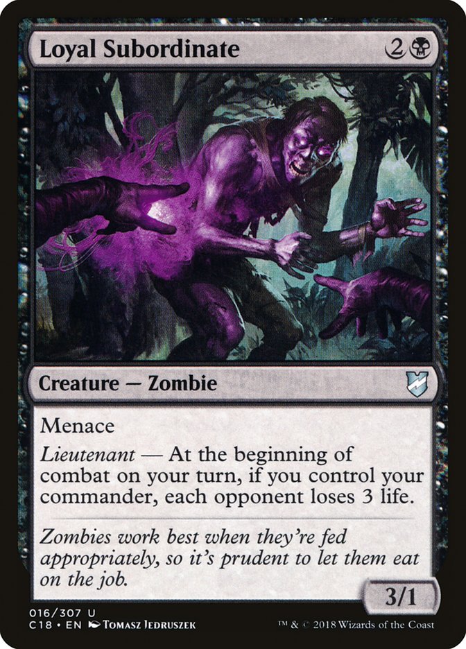Loyal Subordinate [Commander 2018] | Deep Dive Games St. Marys