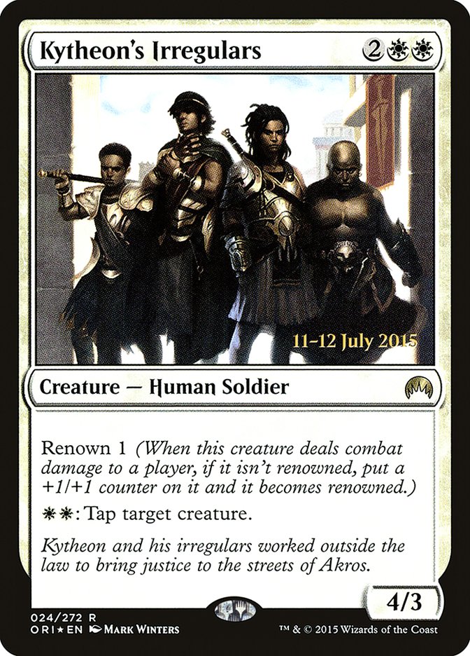 Kytheon's Irregulars [Magic Origins Prerelease Promos] | Deep Dive Games St. Marys