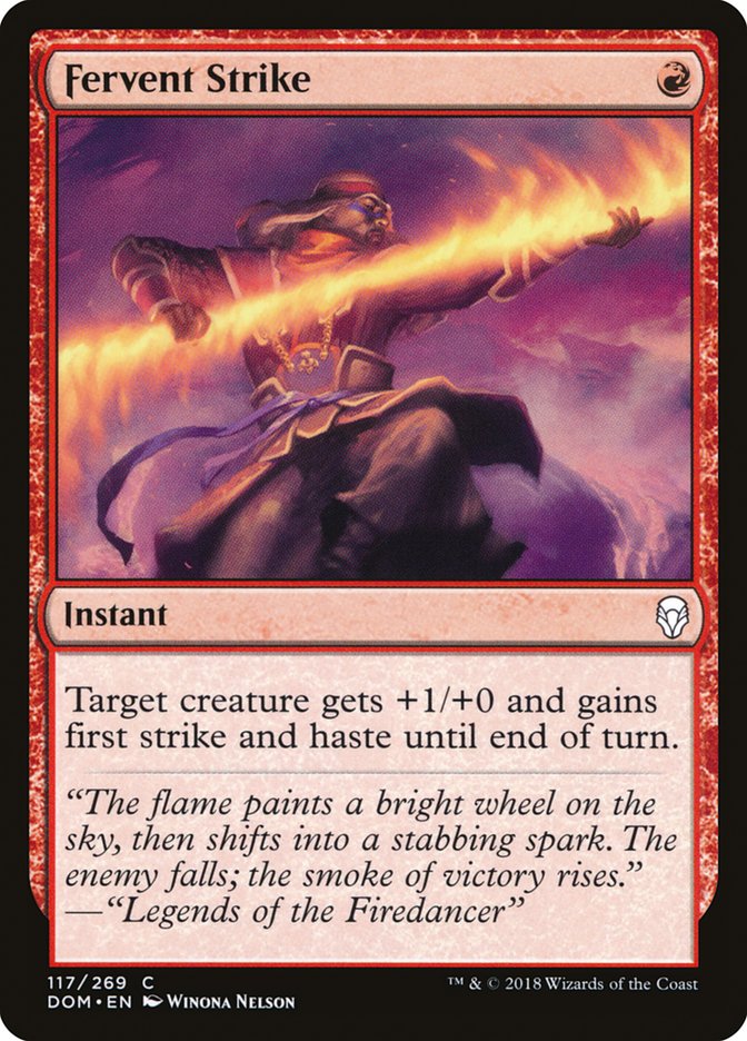 Fervent Strike [Dominaria] | Deep Dive Games St. Marys