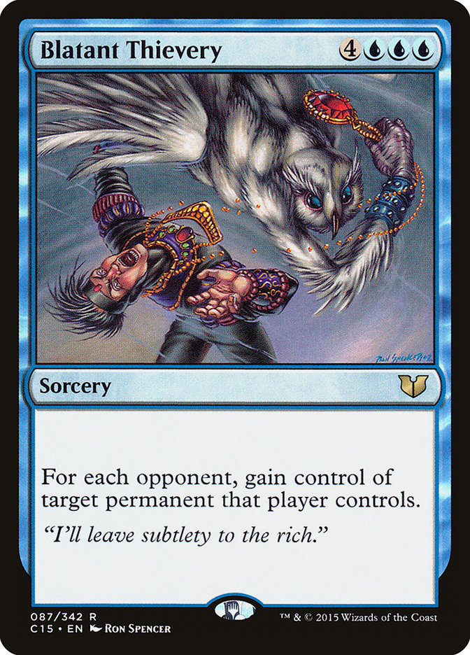 Blatant Thievery [Commander 2015] | Deep Dive Games St. Marys