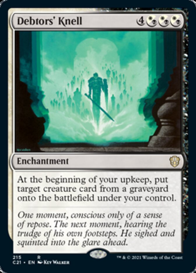 Debtors' Knell [Commander 2021] | Deep Dive Games St. Marys