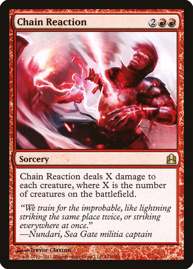 Chain Reaction [Commander 2011] | Deep Dive Games St. Marys