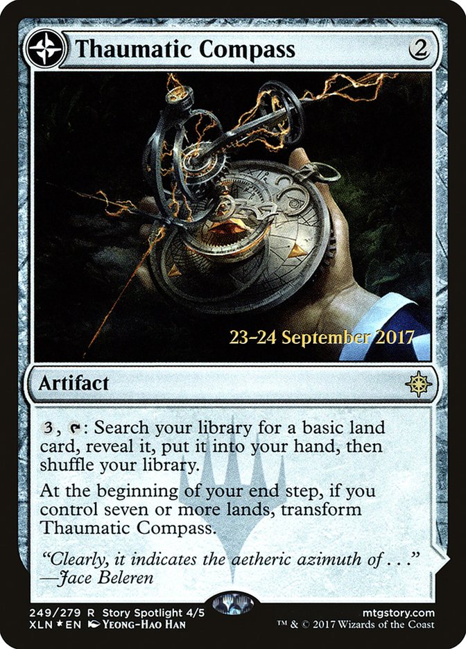 Thaumatic Compass // Spires of Orazca [Ixalan Prerelease Promos] | Deep Dive Games St. Marys