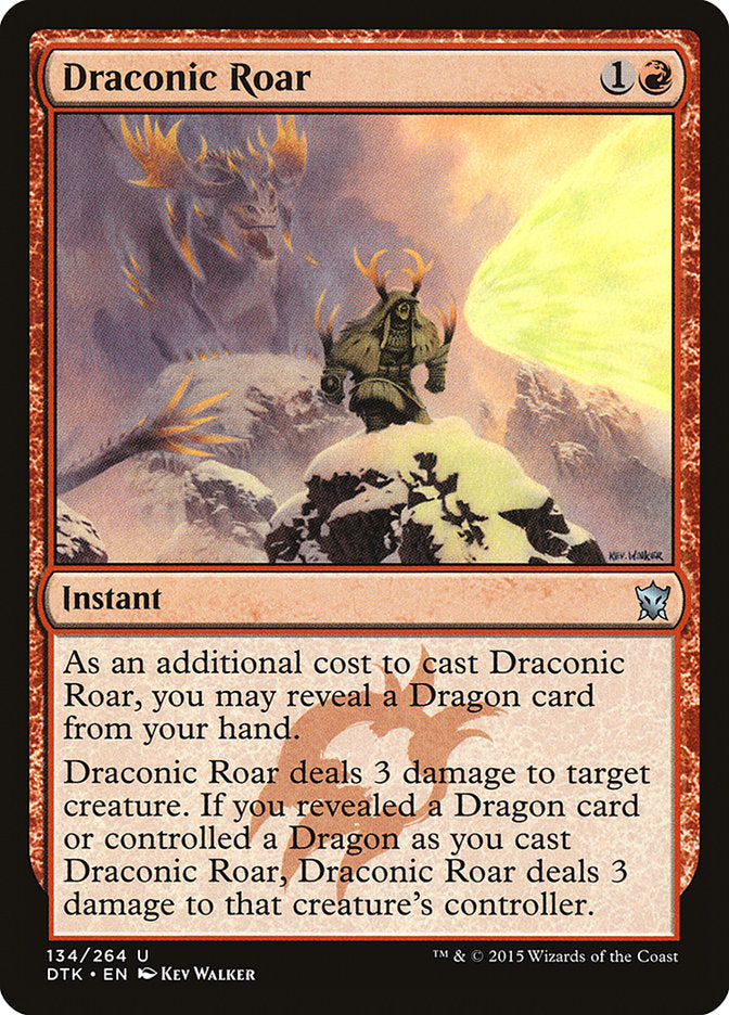 Draconic Roar [Dragons of Tarkir] | Deep Dive Games St. Marys