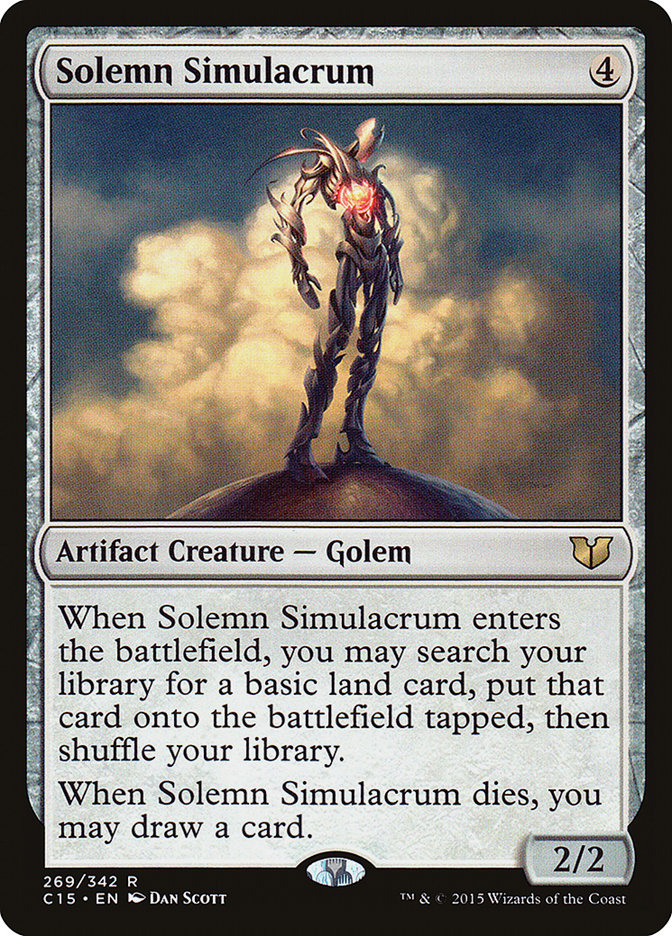 Solemn Simulacrum [Commander 2015] | Deep Dive Games St. Marys