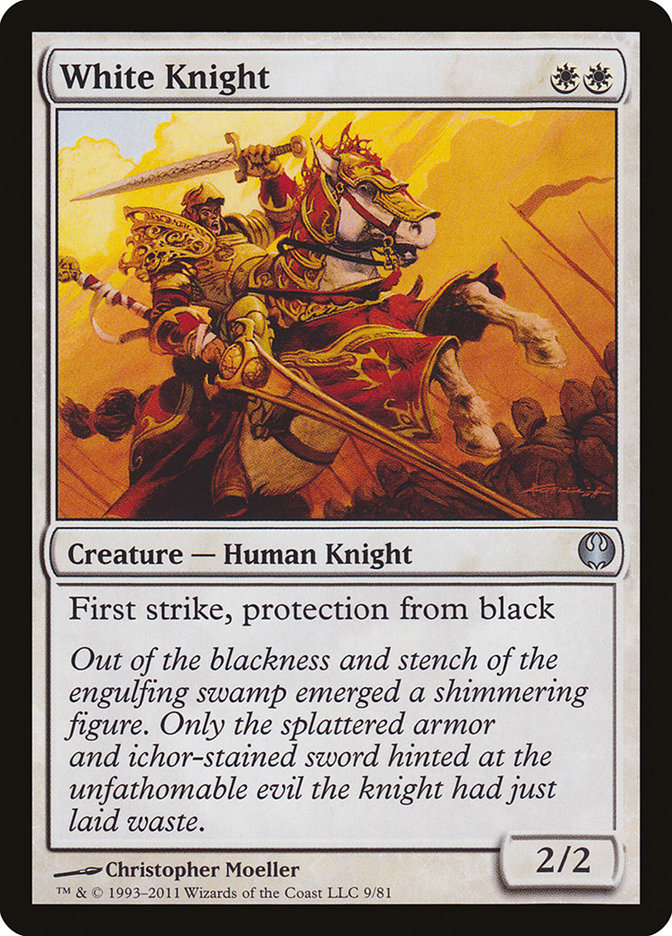 White Knight [Duel Decks: Knights vs. Dragons] | Deep Dive Games St. Marys
