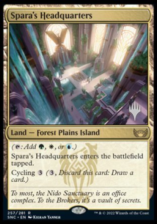 Spara's Headquarters (Promo Pack) [Streets of New Capenna Promos] | Deep Dive Games St. Marys