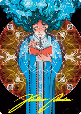 Memory Lapse Art Card (Gold-Stamped Signature) [Strixhaven: School of Mages Art Series] | Deep Dive Games St. Marys