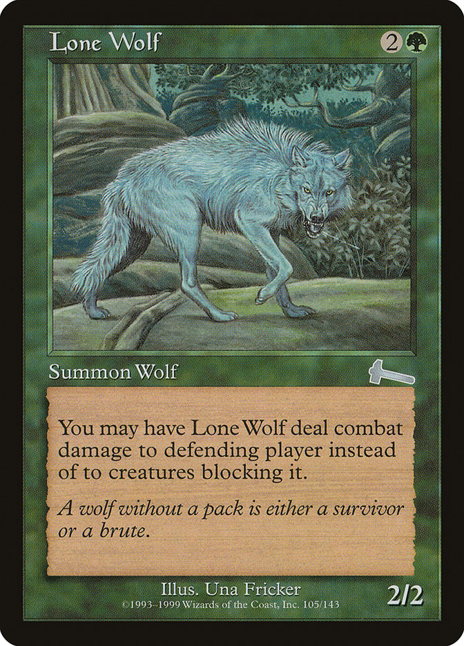 Lone Wolf [Urza's Legacy] | Deep Dive Games St. Marys