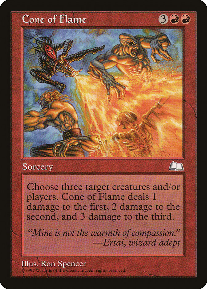 Cone of Flame [Weatherlight] | Deep Dive Games St. Marys