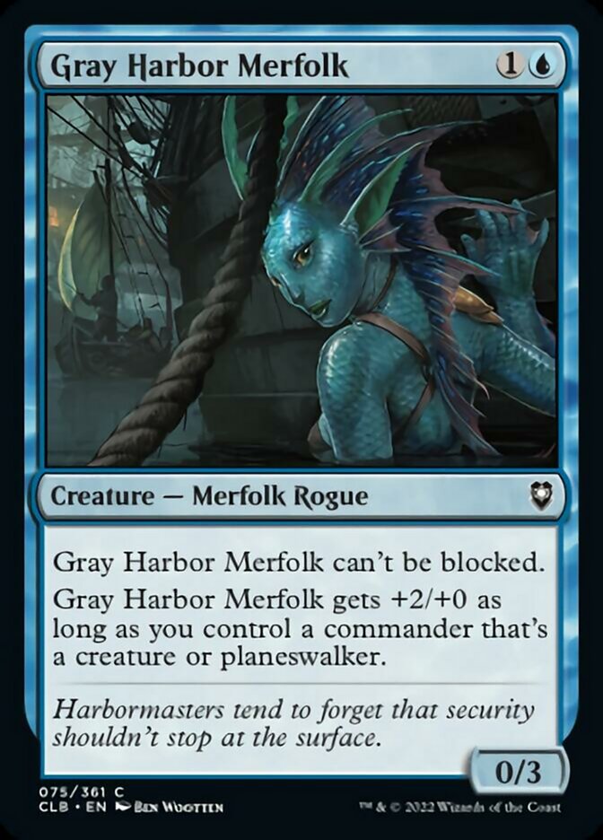 Gray Harbor Merfolk [Commander Legends: Battle for Baldur's Gate] | Deep Dive Games St. Marys