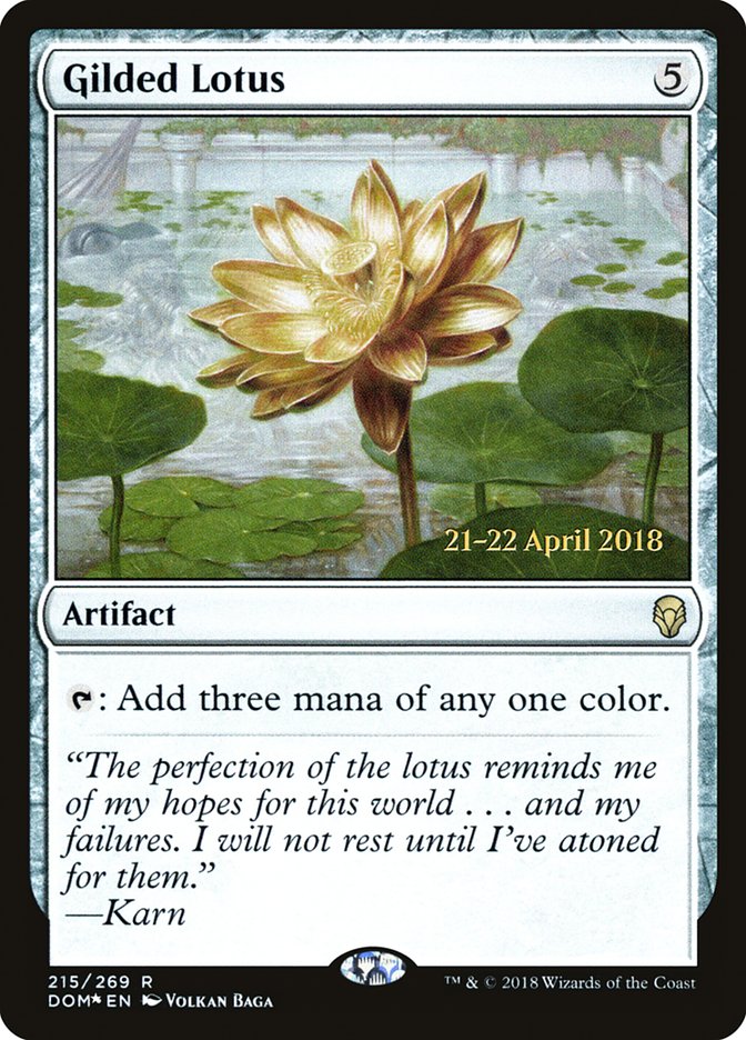 Gilded Lotus [Dominaria Prerelease Promos] | Deep Dive Games St. Marys
