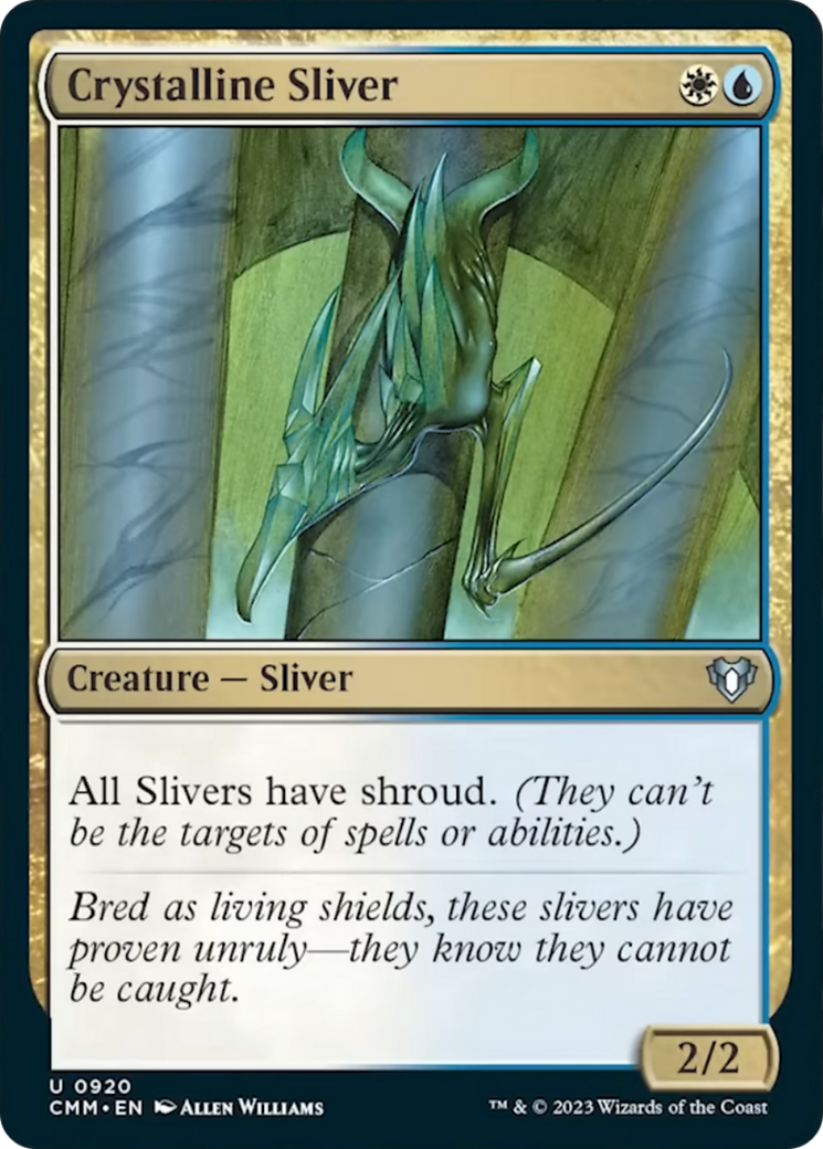 Crystalline Sliver [Commander Masters] | Deep Dive Games St. Marys