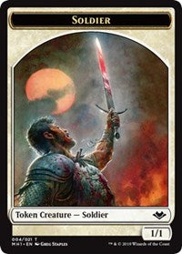 Soldier (004) // Elemental (009) Double-Sided Token [Modern Horizons Tokens] | Deep Dive Games St. Marys