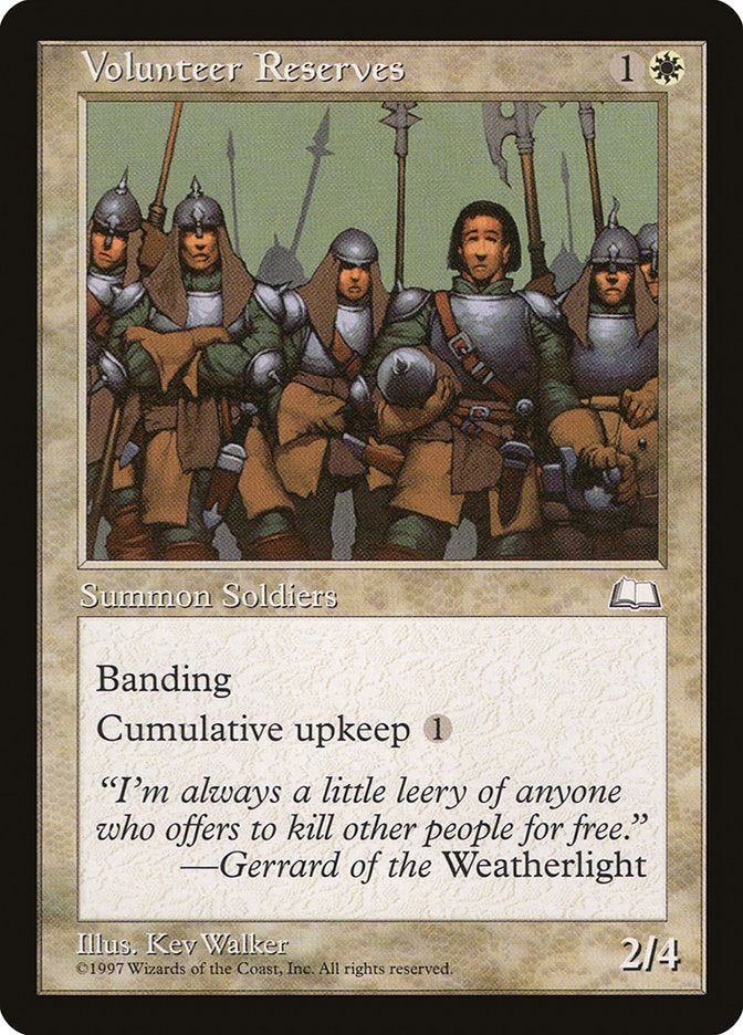 Volunteer Reserves [Weatherlight] | Deep Dive Games St. Marys