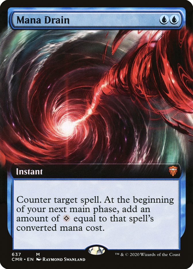 Mana Drain (Extended Art) [Commander Legends] | Deep Dive Games St. Marys