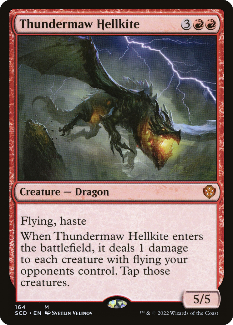 Thundermaw Hellkite [Starter Commander Decks] | Deep Dive Games St. Marys