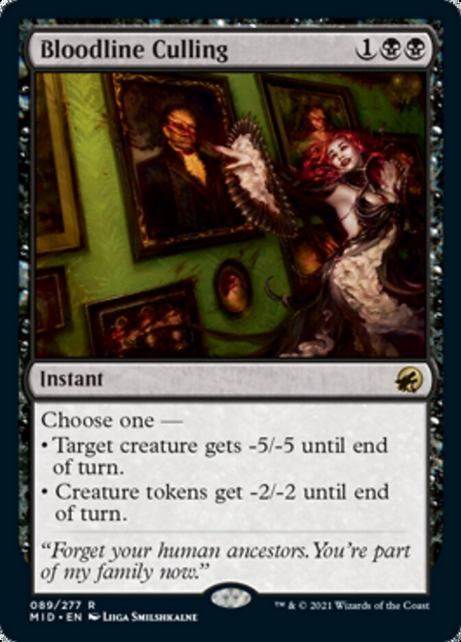Bloodline Culling [Innistrad: Midnight Hunt] | Deep Dive Games St. Marys