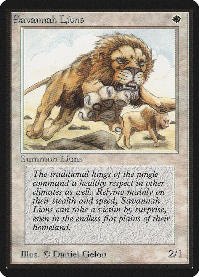 Savannah Lions [Beta Edition] | Deep Dive Games St. Marys