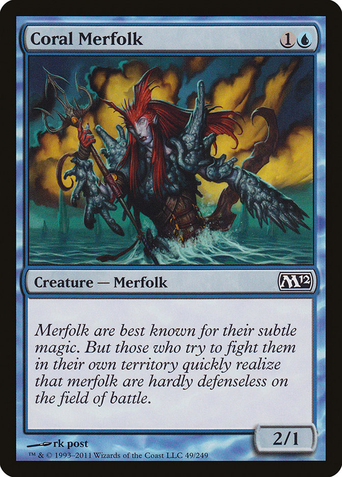 Coral Merfolk [Magic 2012] | Deep Dive Games St. Marys