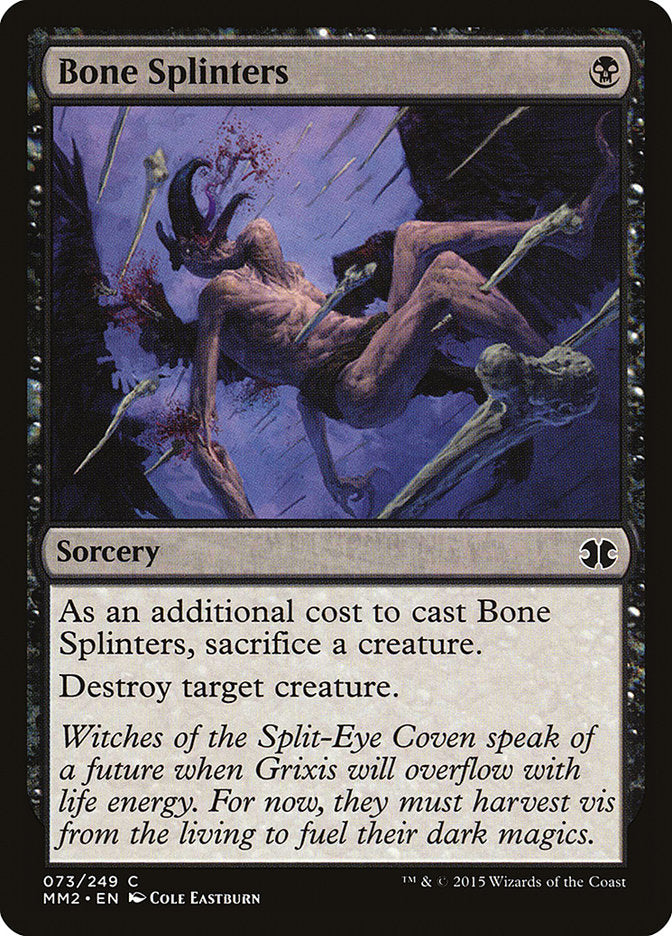 Bone Splinters [Modern Masters 2015] | Deep Dive Games St. Marys
