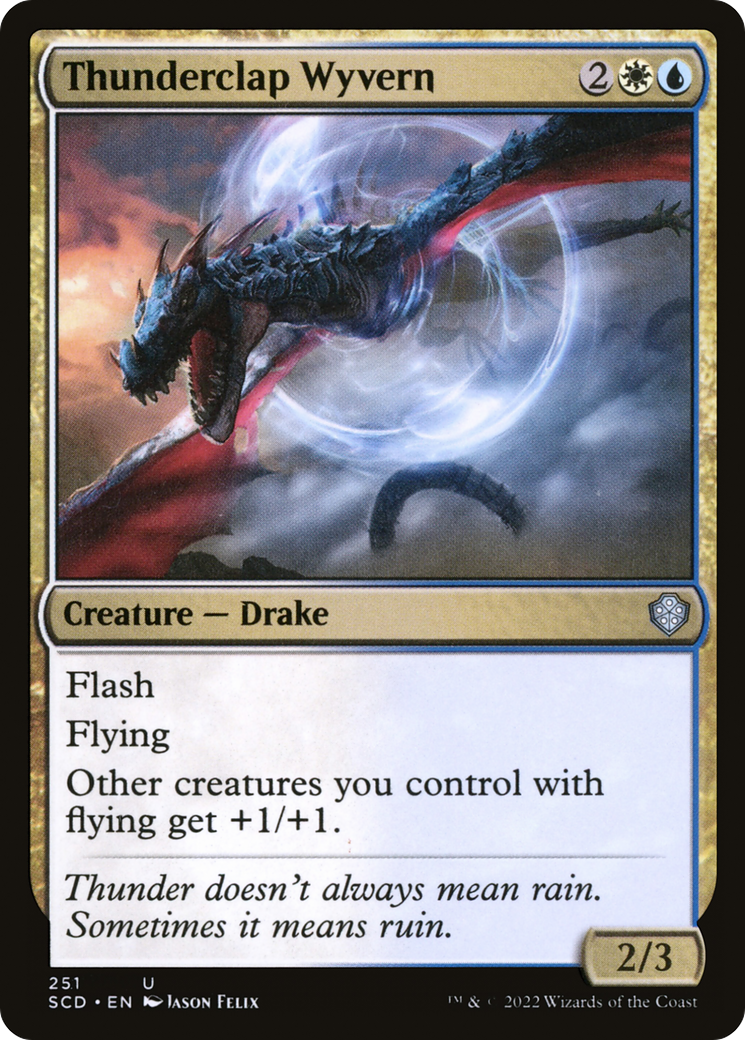 Thunderclap Wyvern [Starter Commander Decks] | Deep Dive Games St. Marys