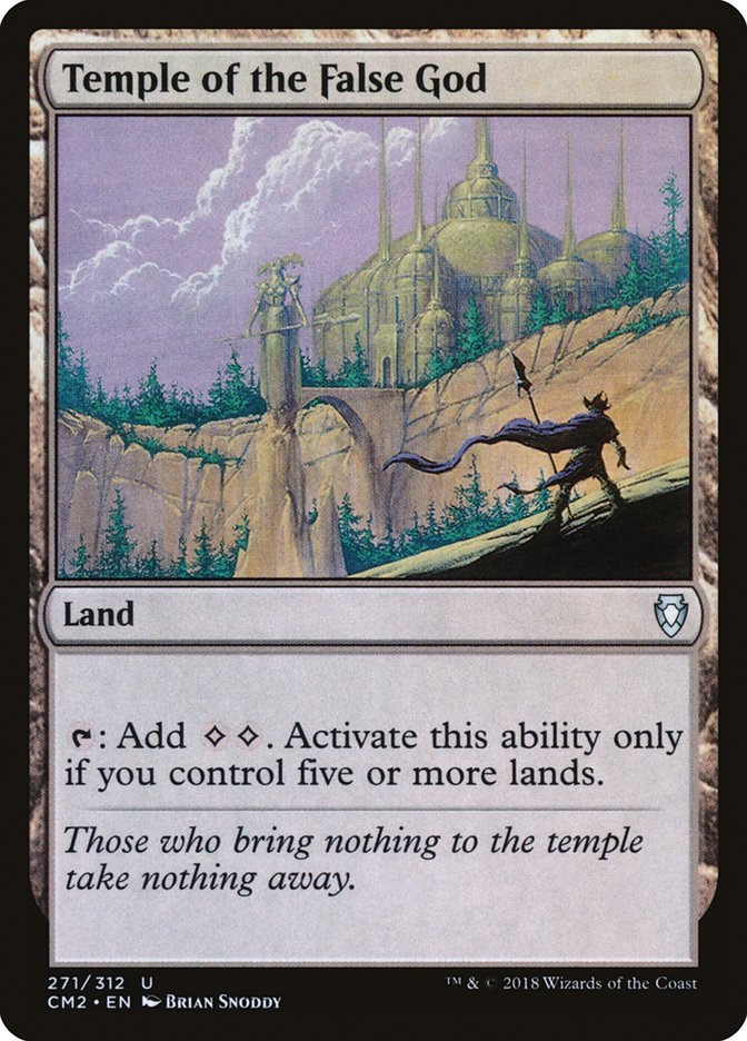 Temple of the False God (271/312) [Commander Anthology Volume II] | Deep Dive Games St. Marys