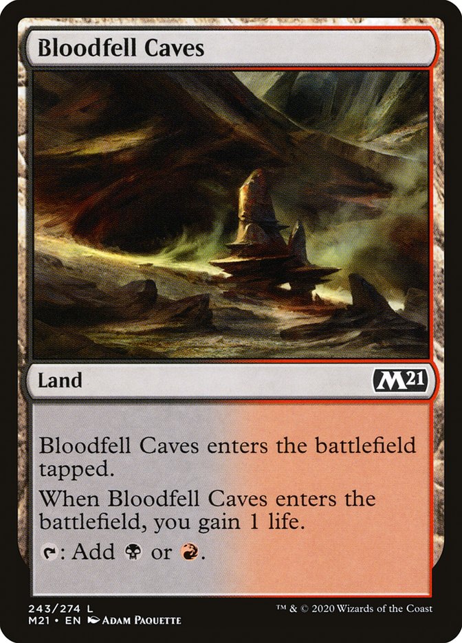 Bloodfell Caves [Core Set 2021] | Deep Dive Games St. Marys