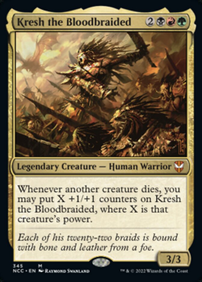 Kresh the Bloodbraided [Streets of New Capenna Commander] | Deep Dive Games St. Marys