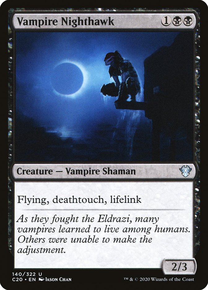 Vampire Nighthawk [Commander 2020] | Deep Dive Games St. Marys