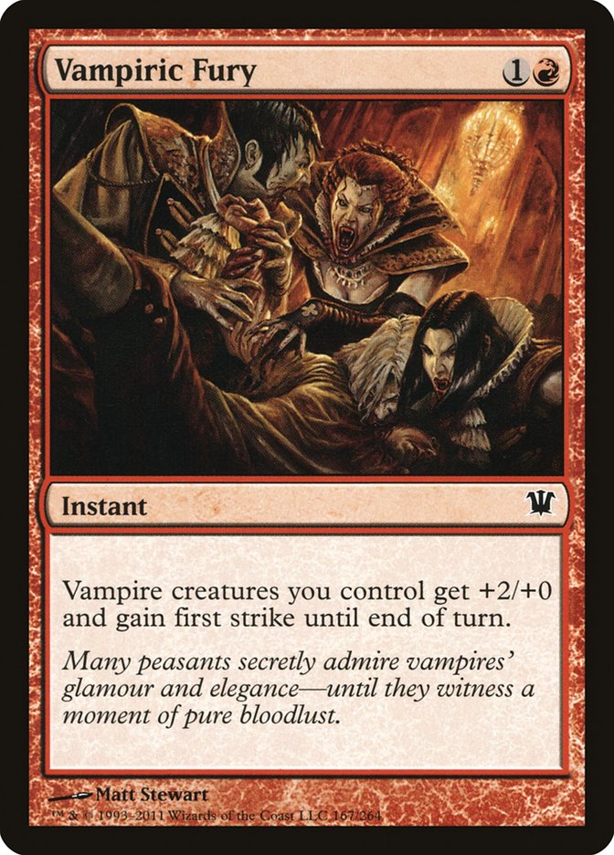Vampiric Fury [Innistrad] | Deep Dive Games St. Marys