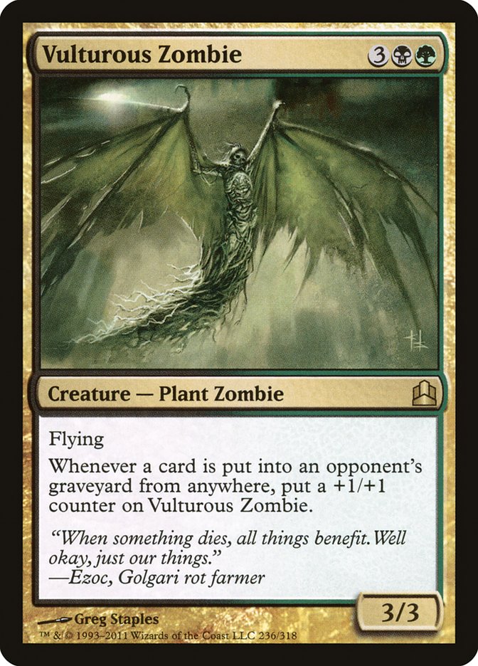 Vulturous Zombie [Commander 2011] | Deep Dive Games St. Marys