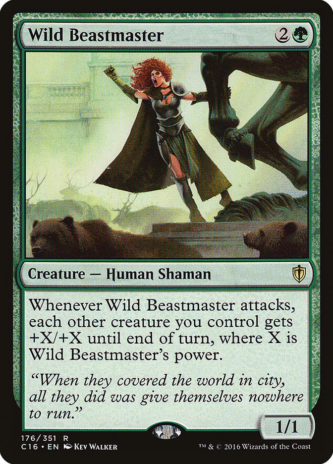 Wild Beastmaster [Commander 2016] | Deep Dive Games St. Marys