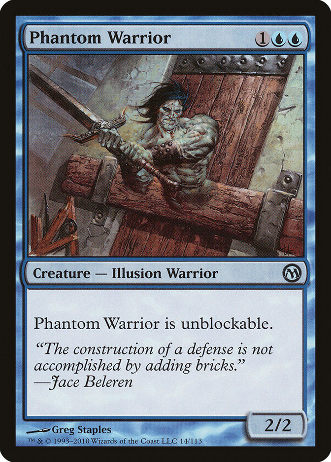 Phantom Warrior [Duels of the Planeswalkers] | Deep Dive Games St. Marys
