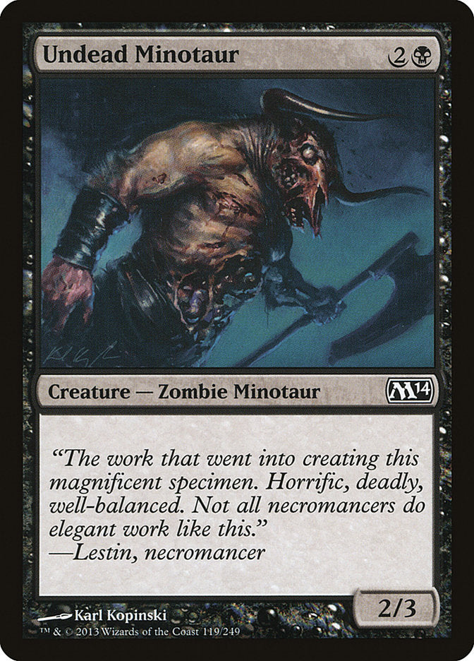 Undead Minotaur [Magic 2014] | Deep Dive Games St. Marys