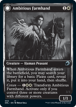 Ambitious Farmhand // Seasoned Cathar [Innistrad: Double Feature] | Deep Dive Games St. Marys