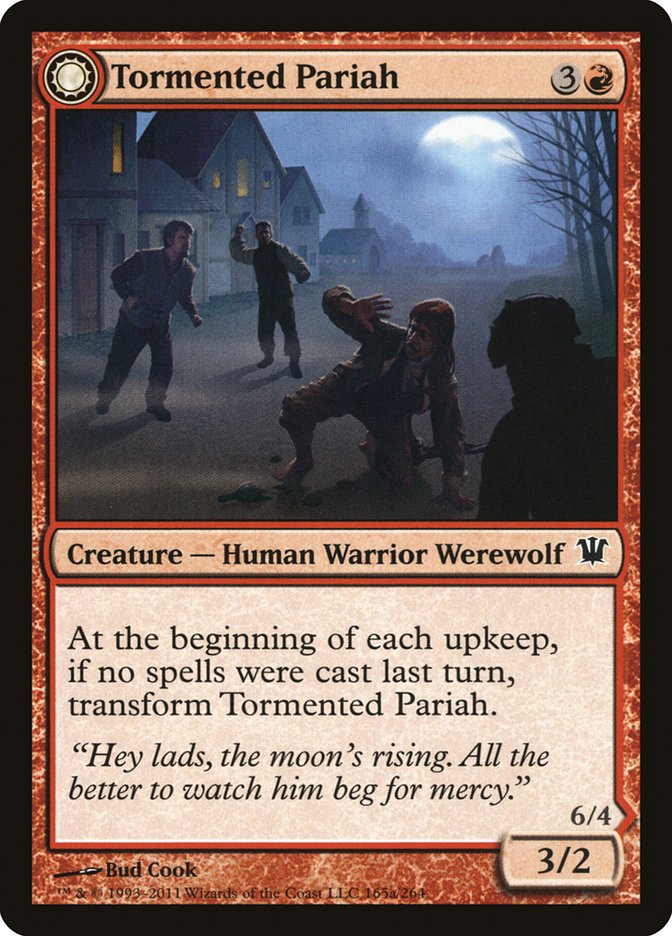 Tormented Pariah // Rampaging Werewolf [Innistrad] | Deep Dive Games St. Marys