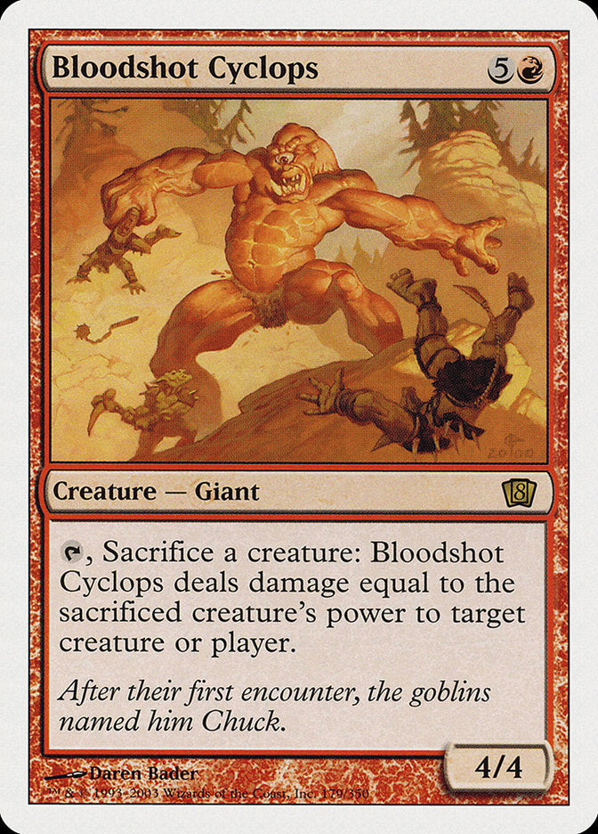 Bloodshot Cyclops [Eighth Edition] | Deep Dive Games St. Marys