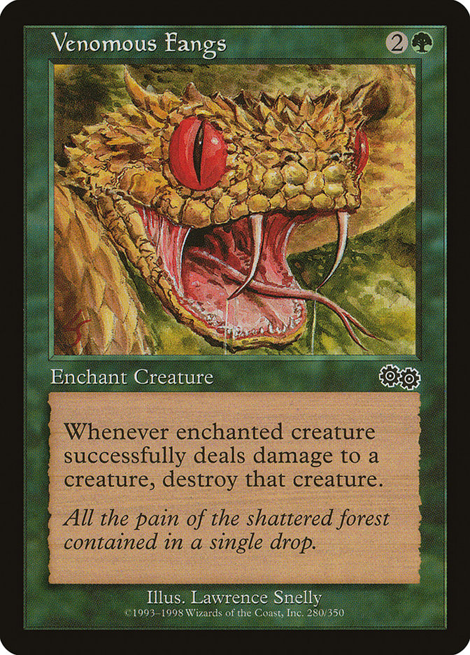 Venomous Fangs [Urza's Saga] | Deep Dive Games St. Marys