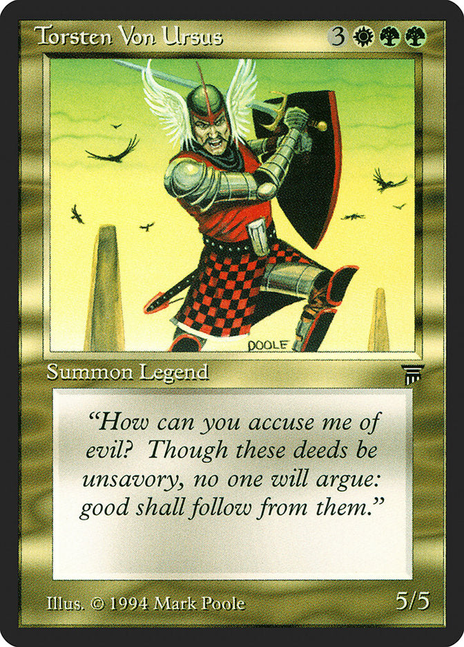 Torsten Von Ursus [Legends] | Deep Dive Games St. Marys