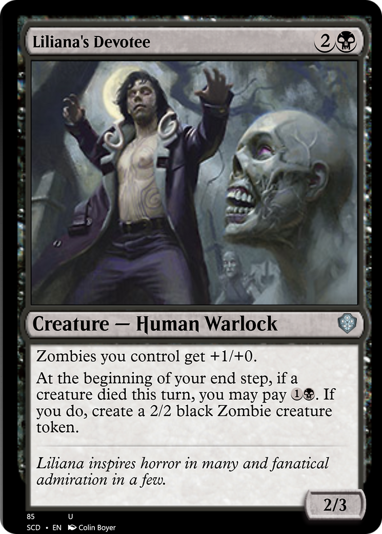 Liliana's Devotee [Starter Commander Decks] | Deep Dive Games St. Marys