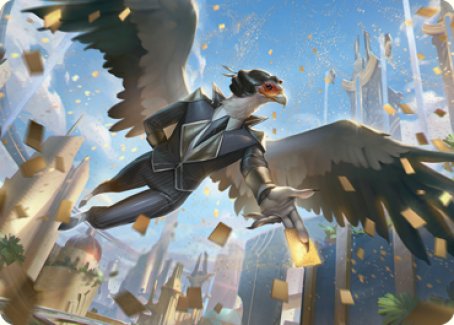 Skyboon Evangelist Art Card [Streets of New Capenna Art Series] | Deep Dive Games St. Marys