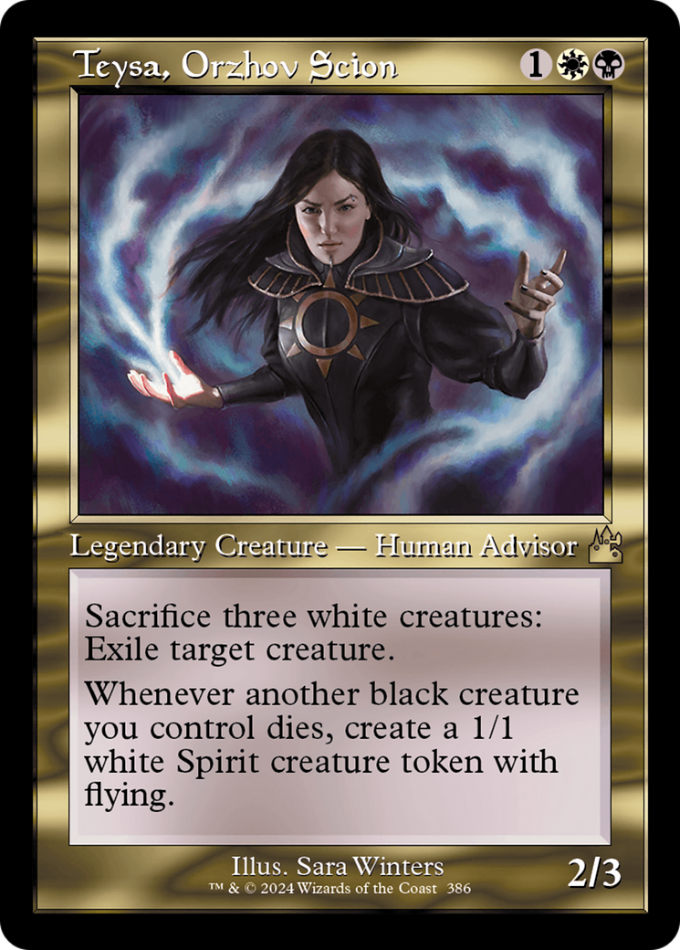 Teysa, Orzhov Scion (Retro Frame) [Ravnica Remastered] | Deep Dive Games St. Marys